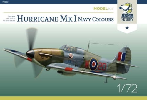 Go to product ARMA HOBBY 70022 - 1:72 Hurricane Mk I Navy Colours - Model Kit