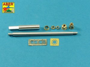 Aber 35L-296 - 1:35 8,8cm Pak 43/3 L/71 metal gun barrel for Jagdpanther G1 late or G2