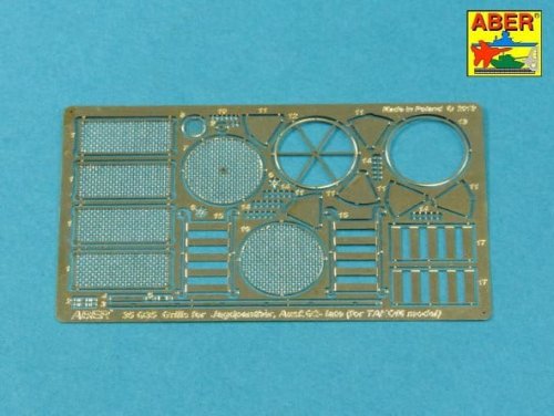 Go to product ABER G35 - 1:35 Grilles for Panther Ausf.G, Jagdpanther G2 late