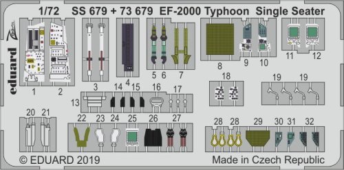 Go to product EDUARD SS679 - 1:72 EF-2000 Typhoon Single Seater