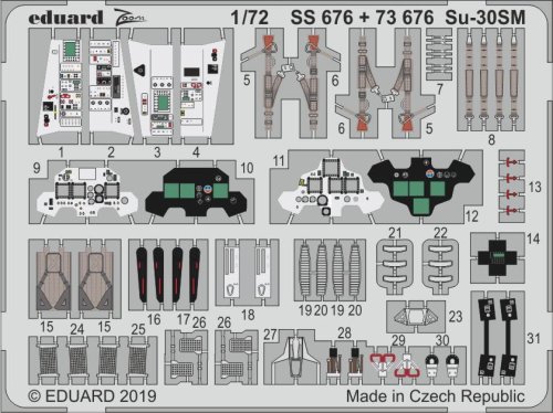Go to product EDUARD SS676 - 1:72 Su-30SM