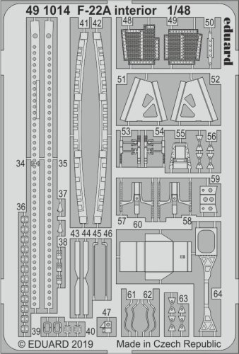 Go to product EDUARD 491014 - 1:48 F-22A interior