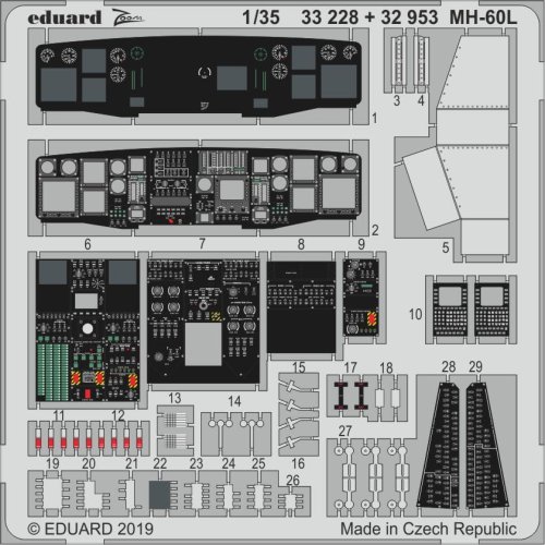 Go to product EDUARD 33228 - 1:35 MH-60L