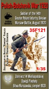 TORO MODEL 35F121 - 1:35 Polish-Bolshevik War 1920 - Soldier of the 14th Greater Poland Infantry Division, Warsaw Battle, August 1920