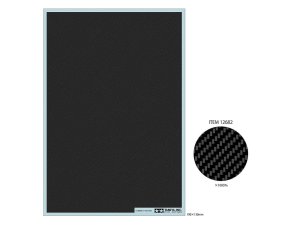 TAMIYA 12682 - 1:24 Carbon Pattern Decal (Twill Weave/Extra Fine)