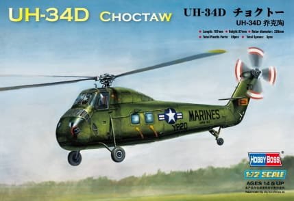 Go to product HOBBY BOSS 87222 - 1:72 American UH-34D Choctaw