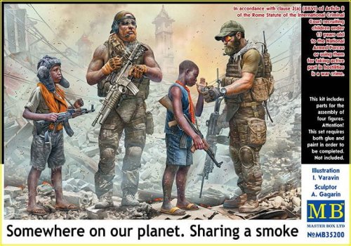 Go to product MASTER BOX 35200 - 1:35 Somewhere on our planet. Sharing a smoke