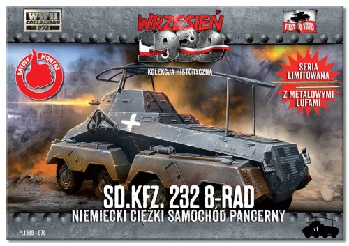 Go to product FIRST TO FIGHT 070 - September 1939 - 1:72 Sd.Kfz.232 8-rad