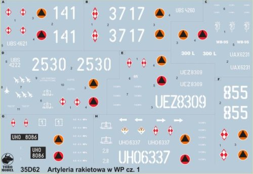 Go to product TORO MODEL 35D62 - 1:35 Rocket Artillery in the Polish Army vol.1
