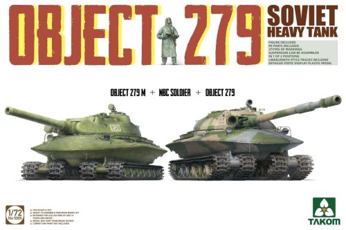 Go to product TAKOM 5005 - 1:72 Object 279 Soviet Heavy Tank + NBC Soldier