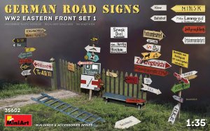 MINIART 35602 - 1:35 German Road Sings WW2 Eastern Front Set 1