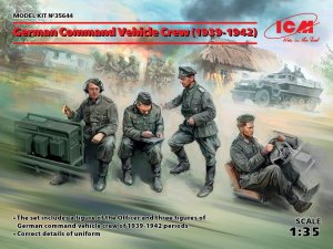 ICM 35644 - 1:35 German Command Vehicle Crew (1939-1942)