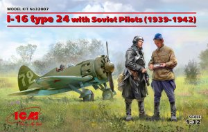ICM 32007 - 1:32 Polikarpov I-16 type 24 with Soviet Pilots