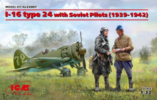 Go to product ICM 32007 - 1:32 Polikarpov I-16 type 24 with Soviet Pilots