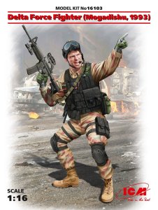 ICM 16103 - 1:16 Delta Force Fighter - Mogadishu 1993