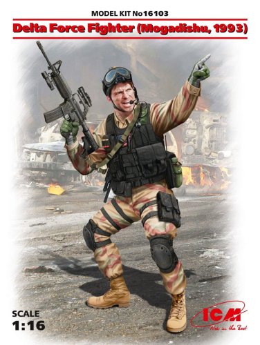 Go to product ICM 16103 - 1:16 Delta Force Fighter - Mogadishu 1993