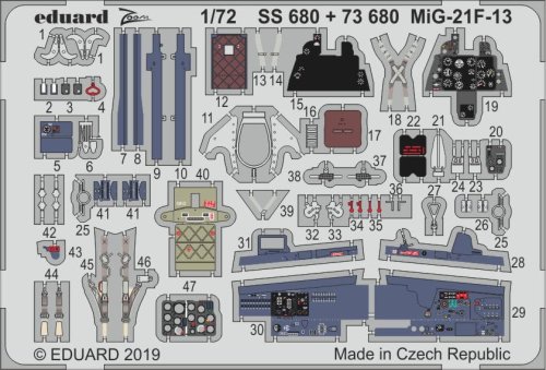 Go to product EDUARD SS680 - 1:72 MiG-21F-13