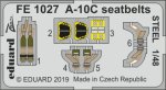 EDUARD FE1027 - 1:48 A-10C seatbelts - Steel