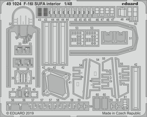 Go to product EDUARD 491024 - 1:48 F-16I SUFA interior