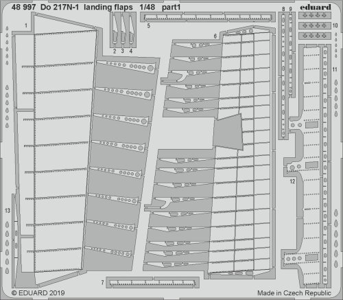Go to product EDUARD 48997 - 1:48 Do 217N-1 landing flaps
