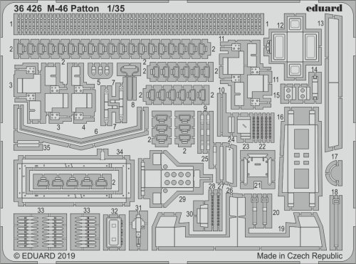 Go to product EDUARD 36426 - 1:35 M-46 Patton