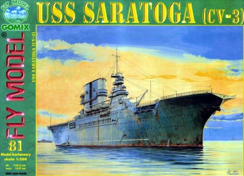 Go to product GOMIX FLY MODEL 081 - 1:200 USS Saratoga (CV-3)