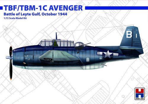Go to product HOBBY 2000 72010 - 1:72 TBF/TBM-1C Avenger - Battle of Leyte Gulf, October 1944