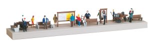 AUHAGEN 11339 H0 - Platform equipment with figures