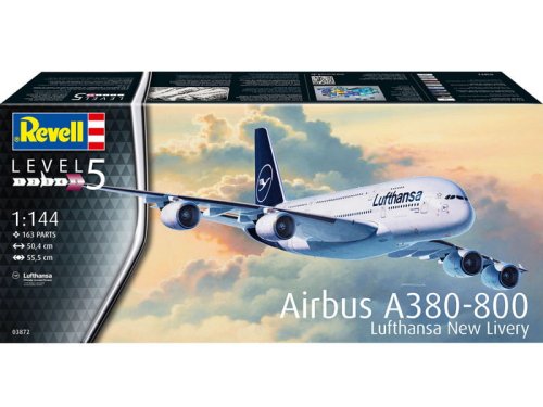 Go to product REVELL 03872 - 1:144 Airbus A380-800 Lufthansa