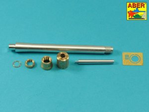 Aber 35L-263 - 1:35 15cm / 7,5cm metal gun barrel set for E-100 tank