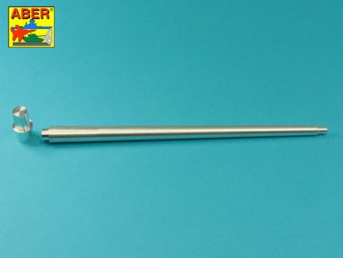 Go to product ABER 16 L-13 - 1:16 88 mm KwK 43/3 L/71 (one piece) barrel without the muzzle brake for King Tiger Porsche turret