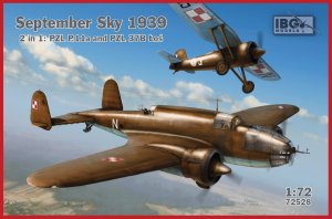 IBG 72528 - 1:72 September Sky 1939 PZL P.11a & PZL.37B Łoś