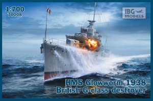 IBG 70008 - 1:700 HMS Glowworm 1938 British G-class destroyer