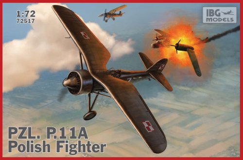 Go to product IBG 72517 - 1:72 PZL P.11a Polish Fighter