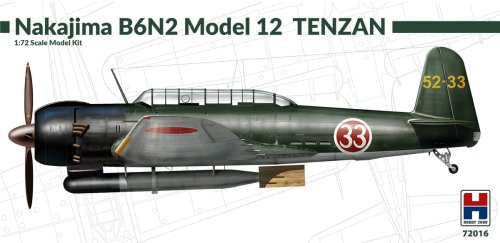 Go to product HOBBY 2000 72016 - 1:72 Nakajima B6N2 Model 12 Tenzan