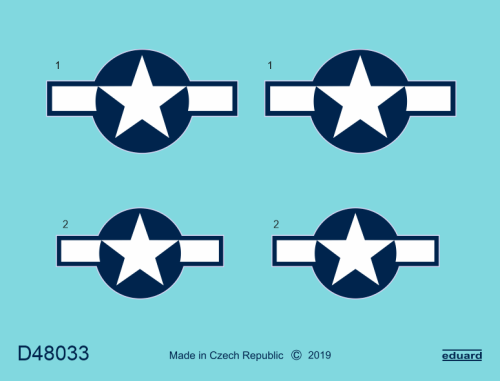 Go to product EDUARD D48033 - 1:48 P-51D national insignia