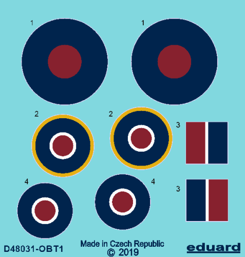 Go to product EDUARD D48031 - 1:48 Tempest roundels early