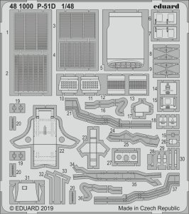 EDUARD 481000 - 1:48 P-51D