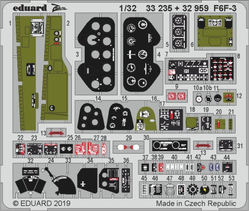 Go to product EDUARD 33235 - 1:32 F6F-3