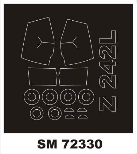 Go to product MONTEX SM72330 - 1:72 Zlin 242L