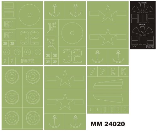 Go to product MONTEX MM24020 - 1:24 F6F-5 Hellcat