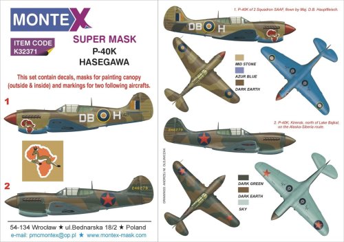 Go to product MONTEX K32371 - 1:32 Curtiss P-40K