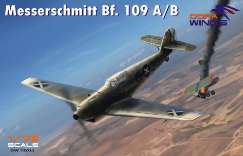 Go to product DORA WINGS DW 72011 - 1:72 Messerschmitt Bf.109 A/B Legion Condor
