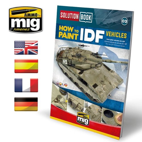 Go to product AMMO MIG 6501 - Solution Book - How to Paint IDF Vehicles