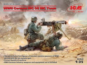 ICM 35645 - 1:35 WWII German MG08 MG Team