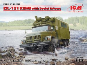 Icm 35524 - 1:35 ZiL-131 KShM with Soviet Drivers