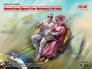 ICM 24014 - 1:24 American Sport Car Drivers (1910s)