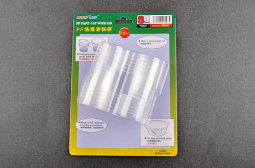 Go to product TRUMPETER 09993 -  PP Paint Cup with Lid S-size x 12pcs