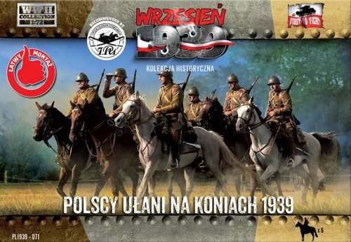 Go to product FIRST TO FIGHT 071 -  Wrzesień 1939 - 1:72 Polscy Ułani na koniach 1939