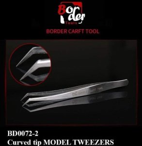 BORDER BD0072-2 - HG Long Bend Model Tweezers